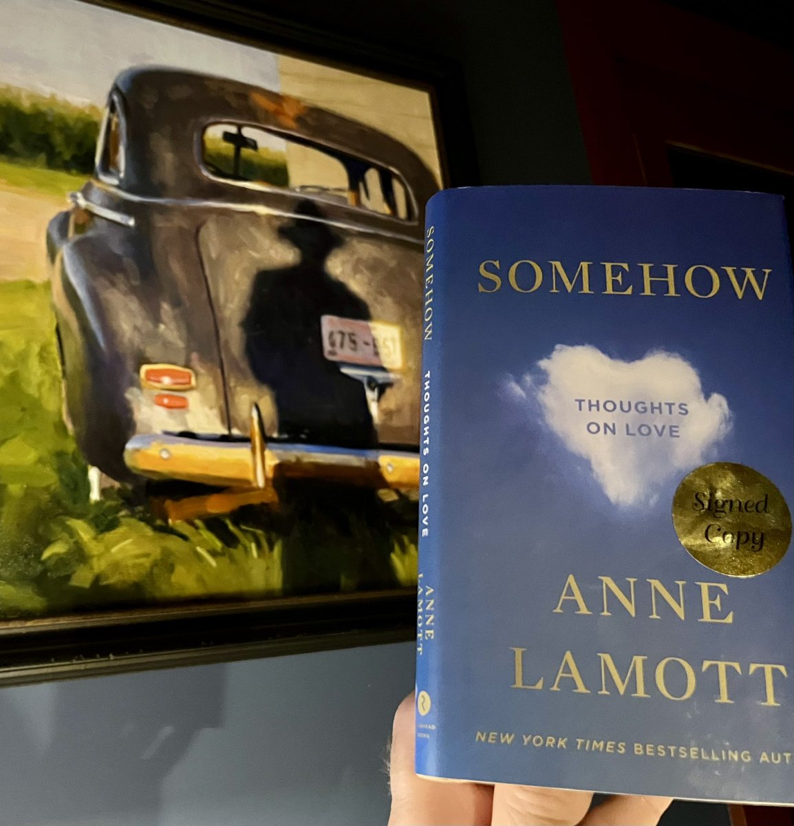 Bedtime reading. I bow before the equanimity and humor of @ANNELAMOTT . @riverheadbooks