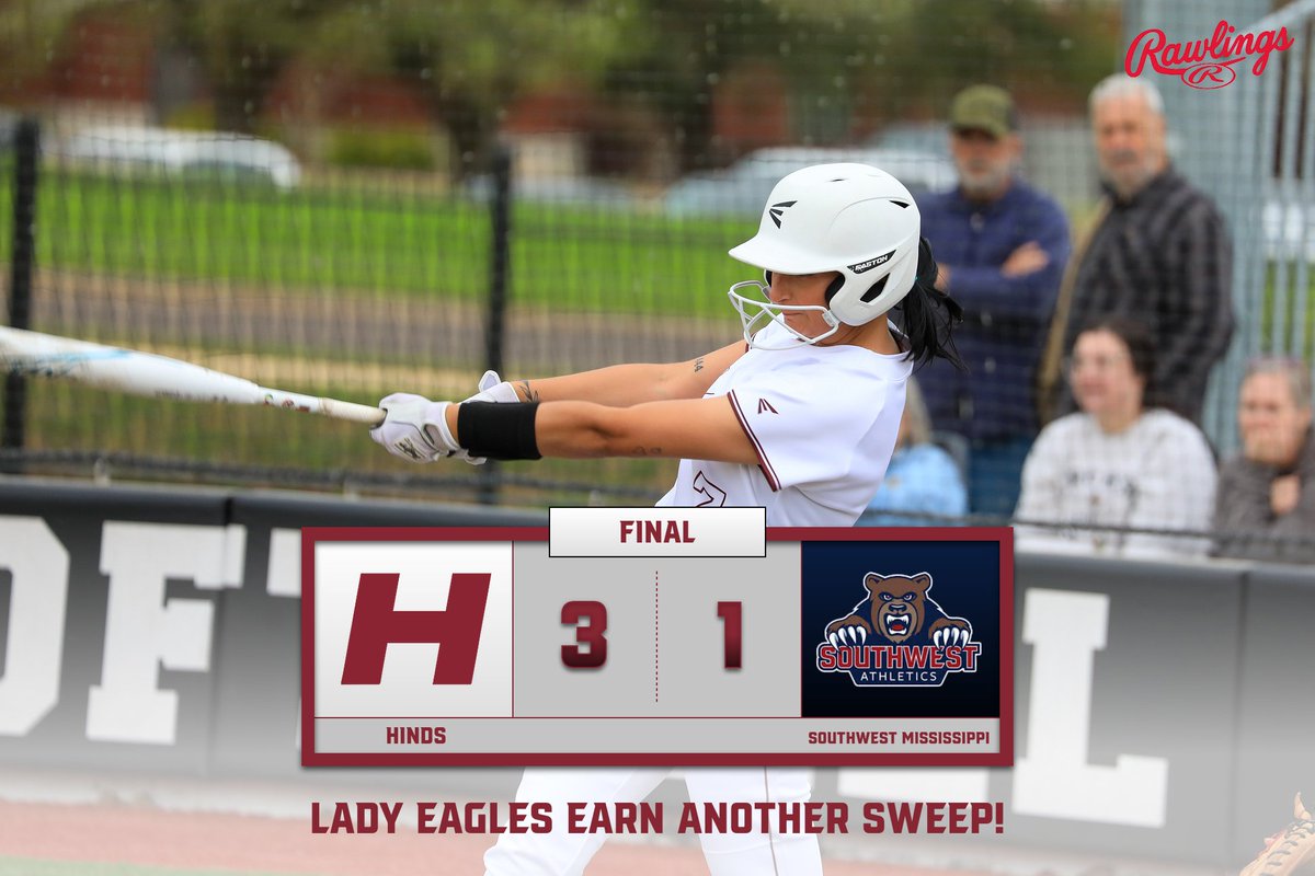 LADY EAGLES EARN THE SWEEP!

Hinds will return to action on Saturday, April 13th for Sophomore Day! The festivities is scheduled to begin at 1:30 PM!

#GoHINDS🦅