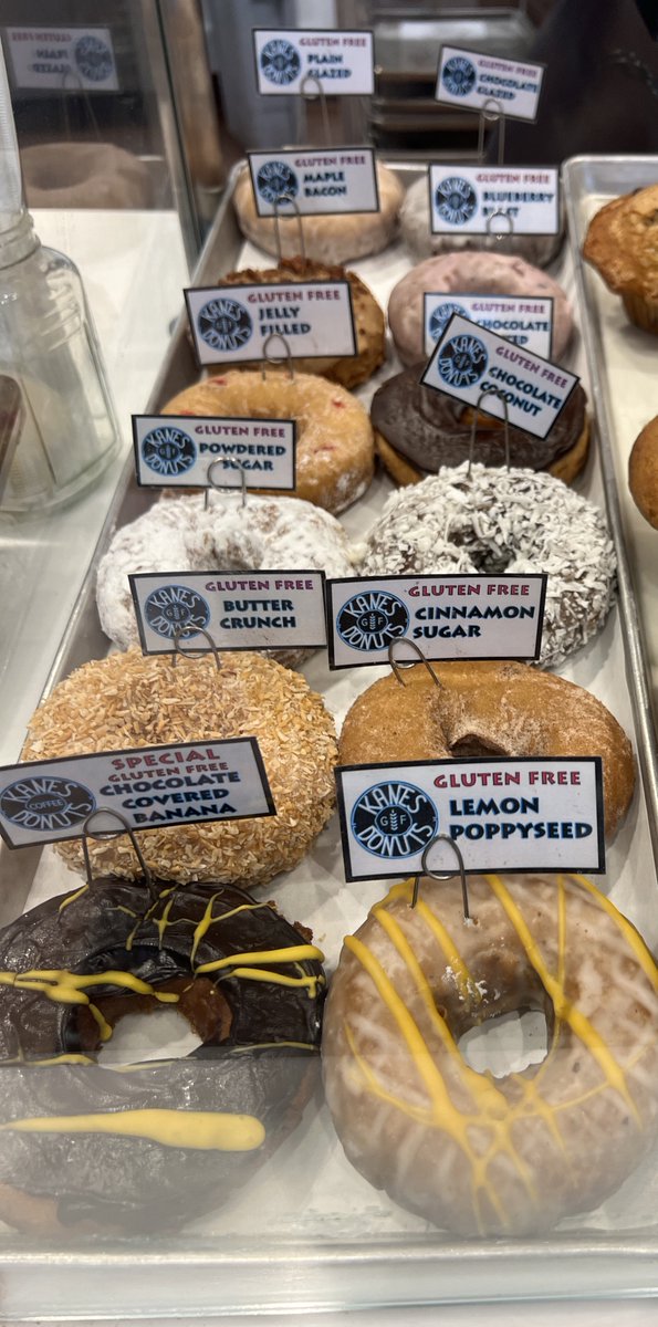 @KanesDonuts has the best #glutenfree donuts I’ve EVER had anywhere 🩷🍩