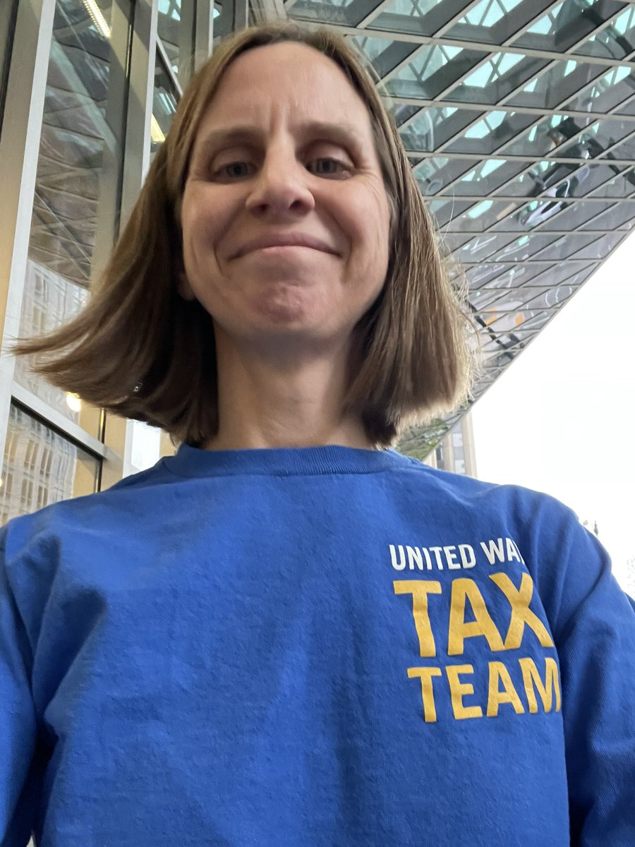 I’ve volunteered w/@uwkc #FreeTaxPrep for the past few years (currently at @SPLBuzz downtown).

I ❤️ the little peek this gives into people’s lives: retirees with union pensions, gig workers dealing with tax consequences of corporate decisions, parents getting a EITC/WFTC boost.