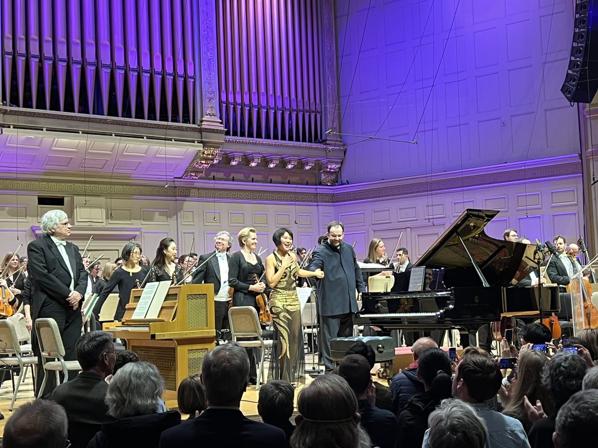 Was able to catch Yuya Wang w <a href="/BostonSymphony/">Boston Symphony</a> tonight - Messiaen's Turangalila.  If you can find tkt - Go!