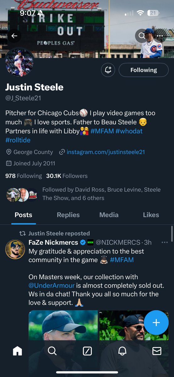 zceebee's tweet photo. @Steele_The_Show @CubsZone @J_Steele21 @martymush @barstoolstore https://t.co/mJAaNS5326