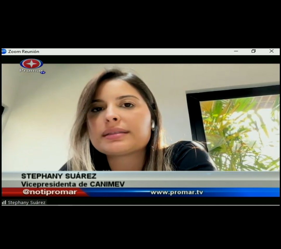 Hoy nuestra destacada Stephany Suárez, Vicepresidenta de la Cámara Nacional de Intermediarios del Mercado de Valores CANIMEV estuvo en Promar TV <a href="/notipromar/">Noticiero Promar Tv</a> #Barquisimeto conversando sobre la Bolsa de Valores en #Venezuela <a href="/Interbono/">Interbono Casa de Bolsa</a> 🤗😁👍🏻