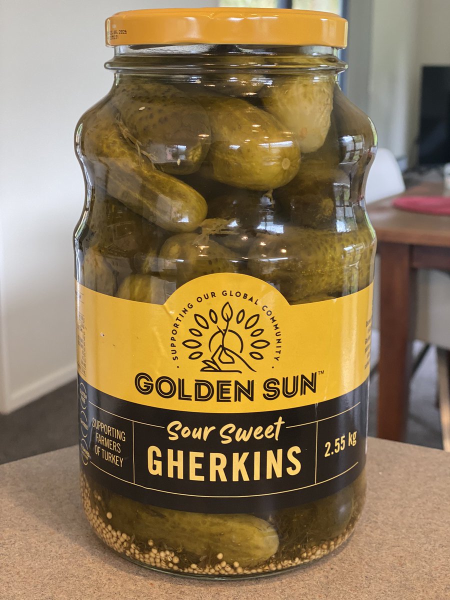 Now that’s a jar of pickles! 2.55KG