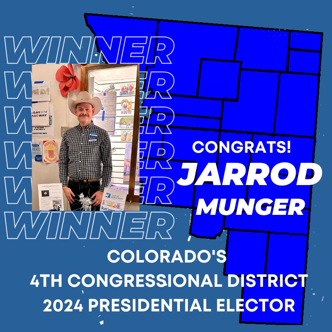 Humbled to receive over 52% on the first ballot. At 42, I told my mom I was going back to college. #beinvolved #electoralcollege #DemocraticParty #copolitics