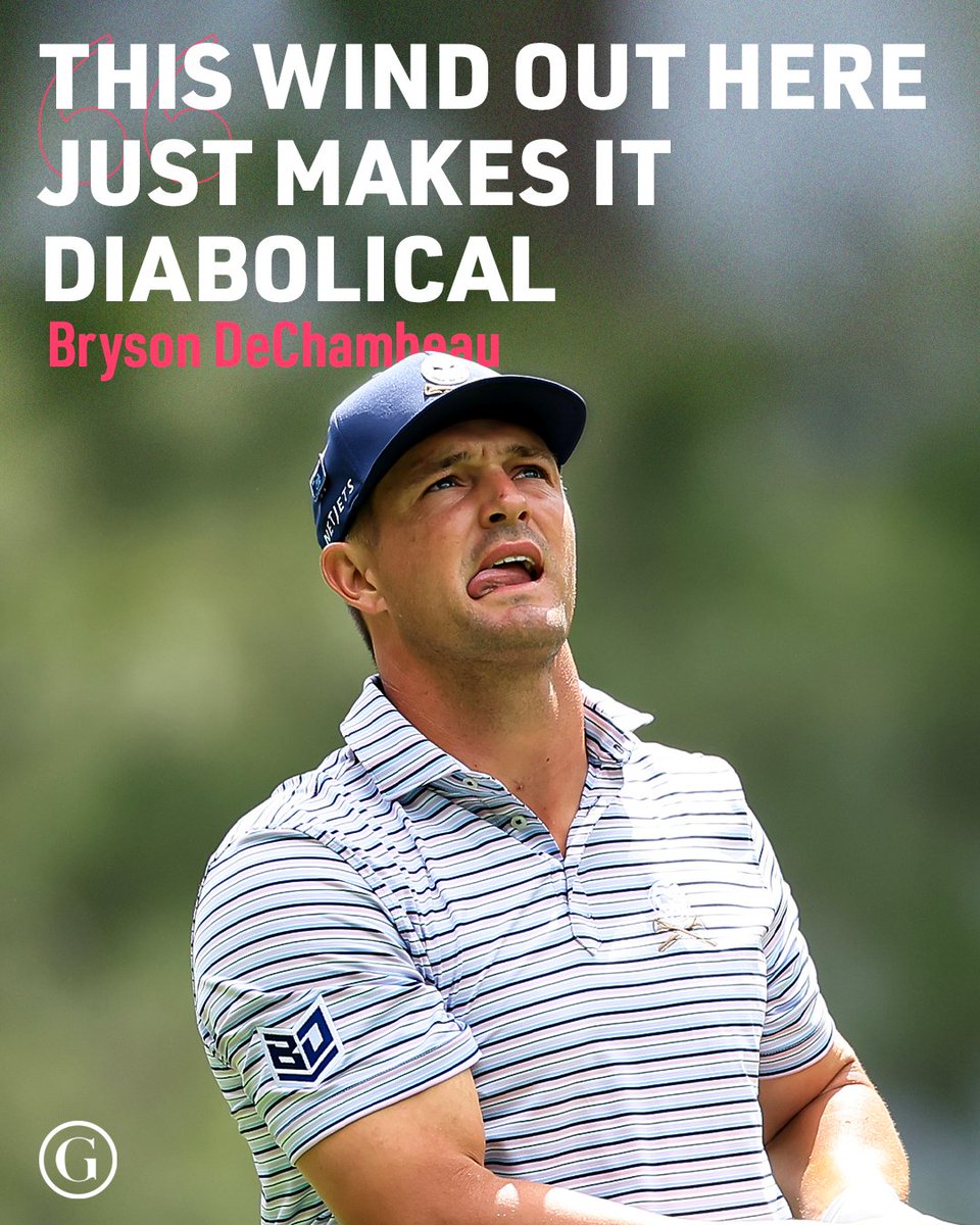 GOLF_com's tweet photo. The wind kept everyone guessing today. ð¬ïž https://t.co/1fv2LuEwZI