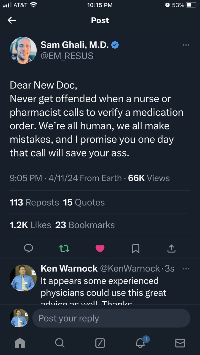 @bemooremd @NussbaumMD Coincidentally, this post just popped up from a physician I have a great deal of respect for. @TraumaSoapBoxes