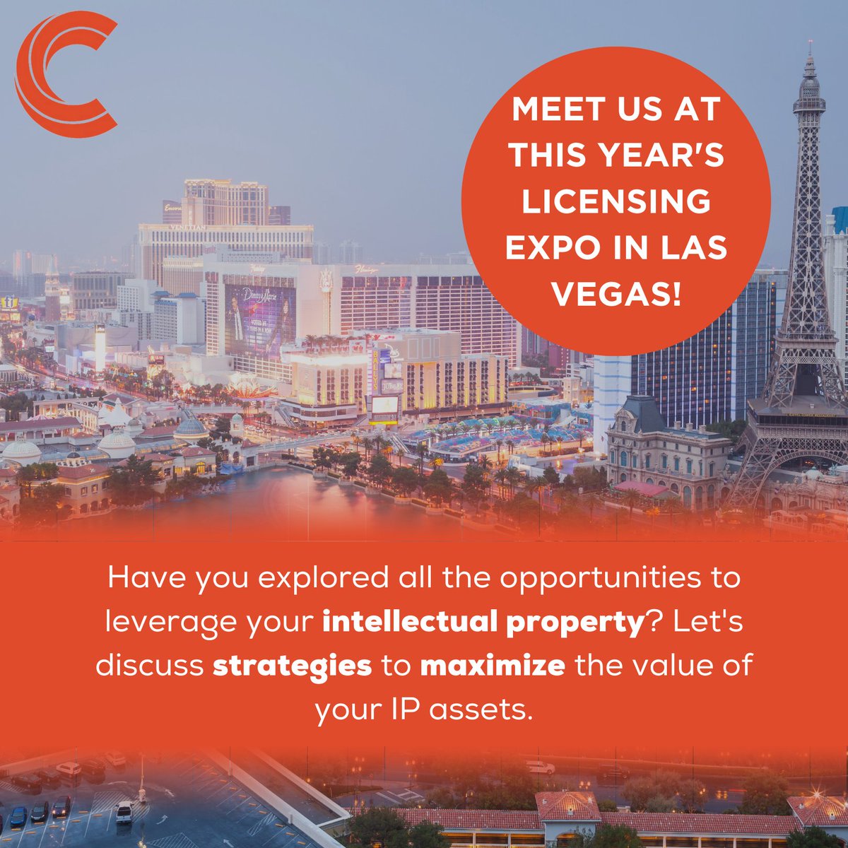 Have you explored all the opportunities to leverage your intellectual property? Let's discuss strategies to maximize the value of your IP assets. Meet us at this year's Licensing Expo in Las Vegas!

#LicensingExpo2024 #BrandProtection #IPStrategy