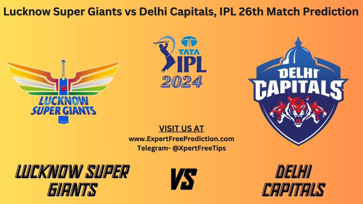 100% Jackpot Match Lucknow Super Giants vs Delhi Capitals IPL 2024 26th Match Prediction

#DCvsLSG #LSGvsDC #LKOvsDEL #IP26thMatch #LucknowVsDelhi #LucknowSuperGiantsVsDelhiCapitals  #viratkohli  #msdhoni #rohitsharma #cricket #ExpertsFreeTips

Read Here- expertfreeprediction.com/lsg-vs-dc-bett…