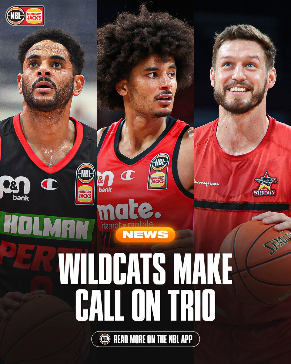 The @PerthWildcats have made decisions on three rostered players for NBL25. Read more: bit.ly/3Je0LSf
