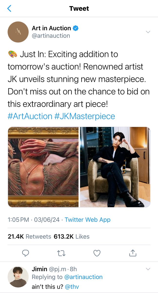 taekooasis's tweet photo. #taekookau 

Jungkook's assistant mistakenly gave the wrong piece for the auction. Taehyung thinks his ex is asking for attention. https://t.co/Nwj8MMkd57