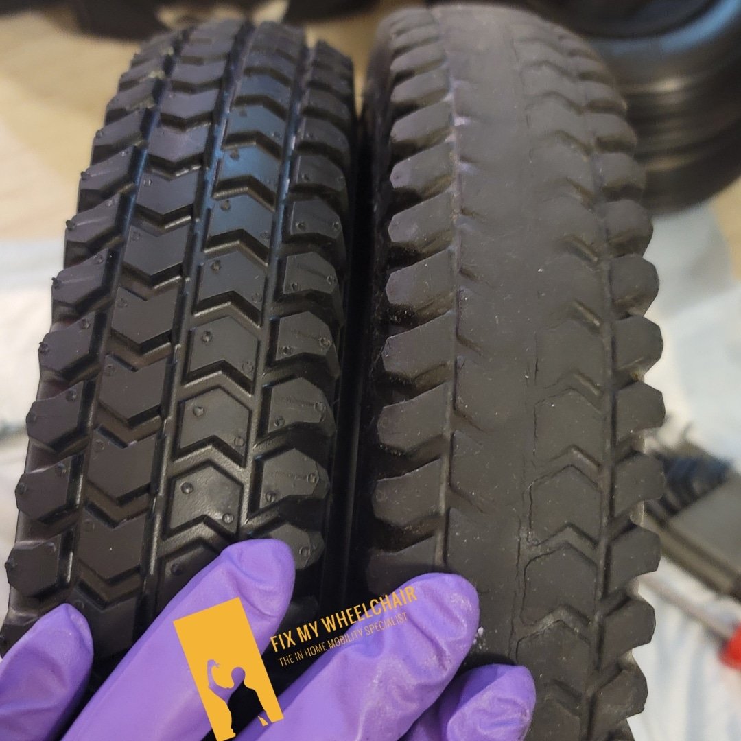 Did you know that worn tires can increase your stopping distance? Don't compromise your safety! Contact us for a replacement at fixmywheelchair.com

#Wheelchair #Disability #SpinalCordInjury #MultipleSclerosis  #Mobility #NewYork #Brooklyn #Queens #Bronx #Manhattan #Nyc