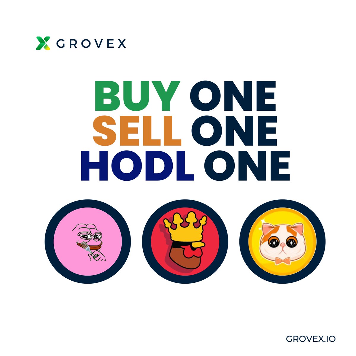 Out of these three coins: #PORK, #COQ, #SBABE which would you choose to BUY, SELL, and HODL? Comment your choices down below! #Cryptocurency #GroveX #CryptoNews #CryptoCommunity