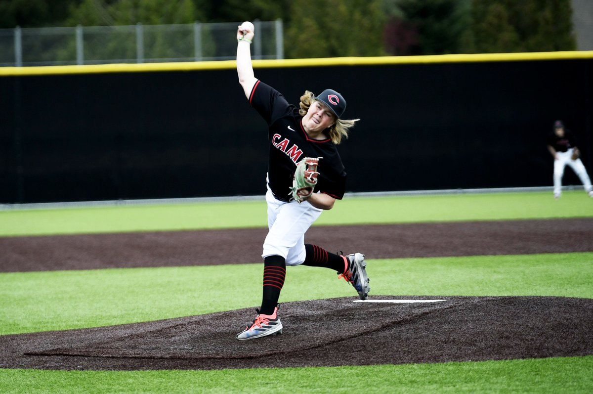 Jared Forner connects on a grand slam home run in the second inning as Camas beat Battle Ground 12-2 in a 4A Greater St. Helens League baseball game Thursday at Camas.
Jackson Hotchkiss homered for Battle Ground and Diego Trujillo went the distance for the Papermakers.