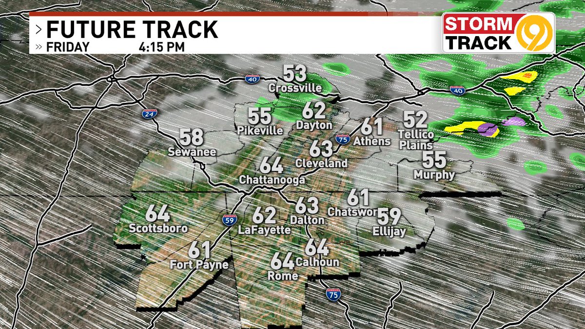 Windy again for Friday with gusts at times above 30mph. Scattered clouds during the afternoon and even a slight chance for a passing shower across our local northern counties. Mainly dry elsewhere. #CHAwx newschannel9.com/weather