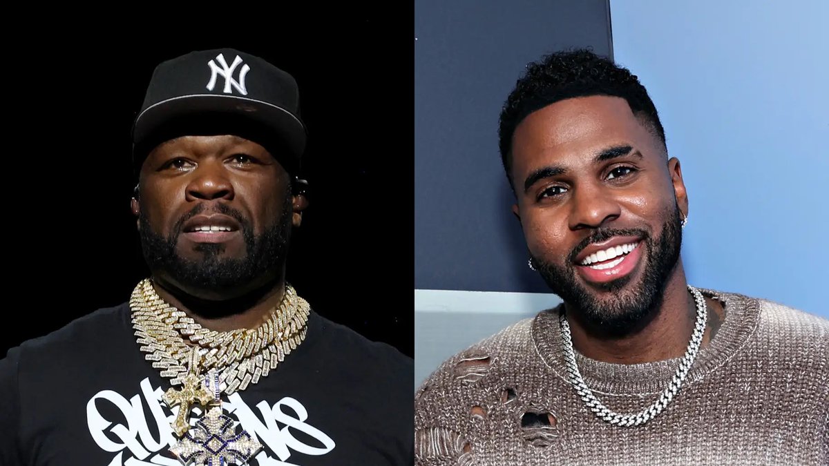 popbrains's tweet image. #JasonDerulo responds to 50 Cent with video of him punching a man with 50’s face on him,  after the rapper accuses Derulo of being involved with #Diddy’s current accusations/investigation in a recent Instagram post. 👀