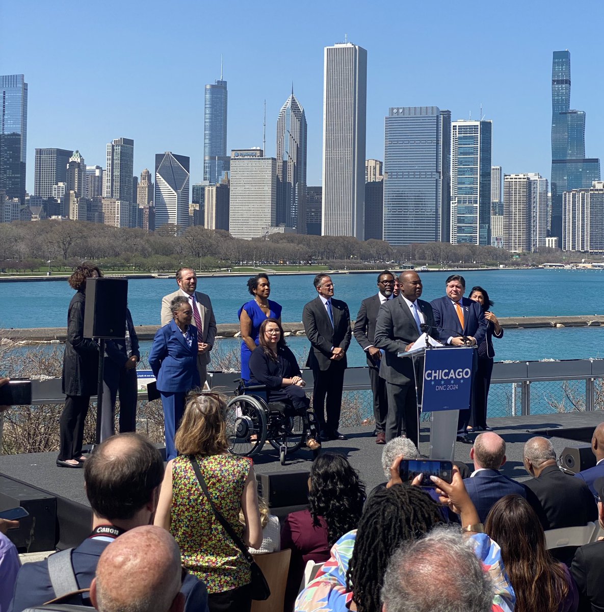 One year ago today, I was proud to announce Chicago as the host city of the 2024 Democratic National Convention. From Aug 19-22, @JoeBiden, @KamalaHarris, & @TheDemocrats will tell the story of their historic record and the high stakes of this election. #DNC2024