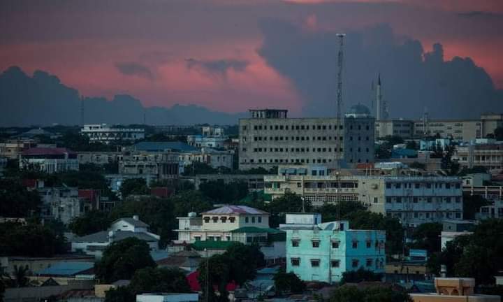 The blue capital, #Mogadishu 🇸🇴. Good morning ☀.