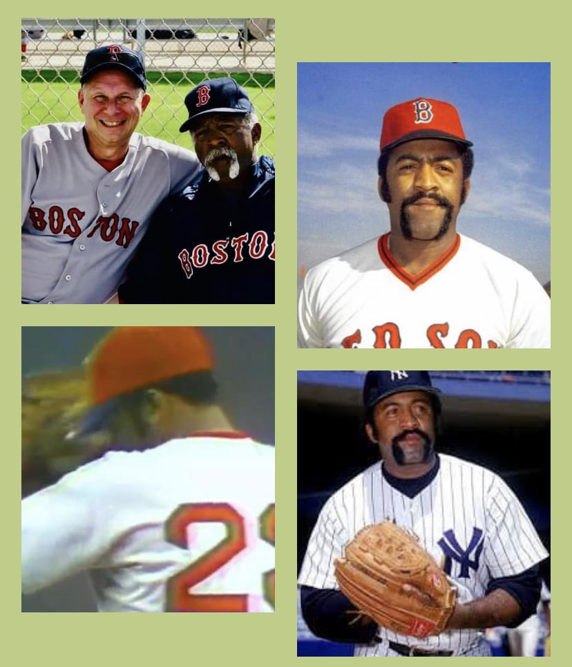That time Luis Tiant was my bench coach #RedSox #Yankees