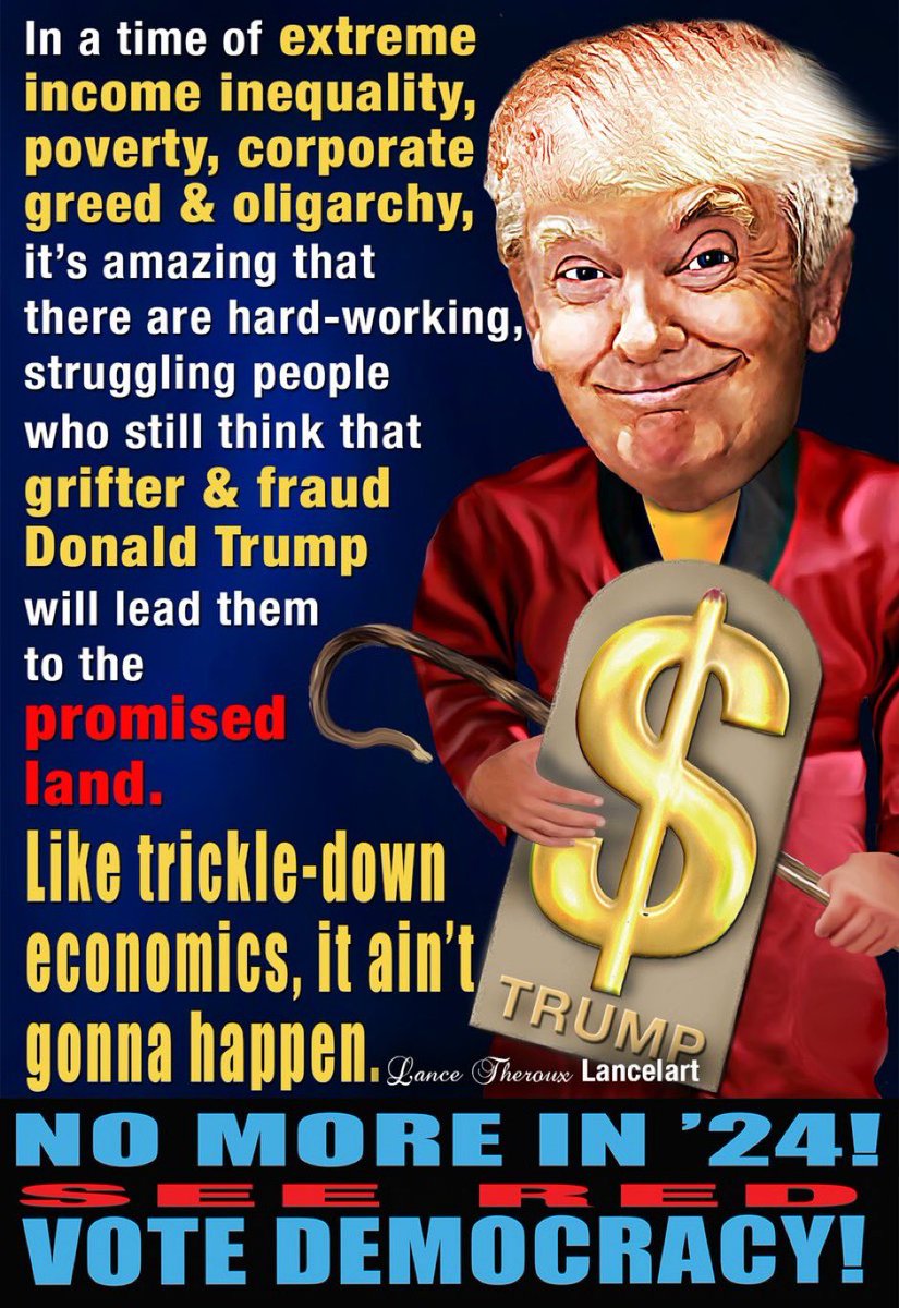 No need to add another word. It's all here. The mystery is how to get those hardworking, struggling people to realize that THEY are the marks. What is it going to take? Why do they vote against their own interests? #USDemocracy #DemVoice1