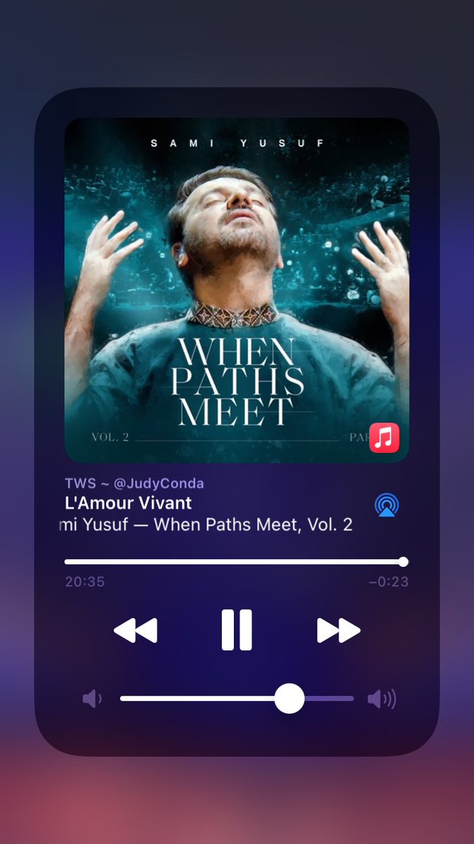 Having listening #LAmourVivant again on a blessed Friday morning, still a great masterpiece composition ✨

(music.apple.com/ph/album/lamou…)

#WhenPathsMeet #WPMParis #WhenPathsMeetParis @SamiYusuf @ScoringProd Les Metaboles