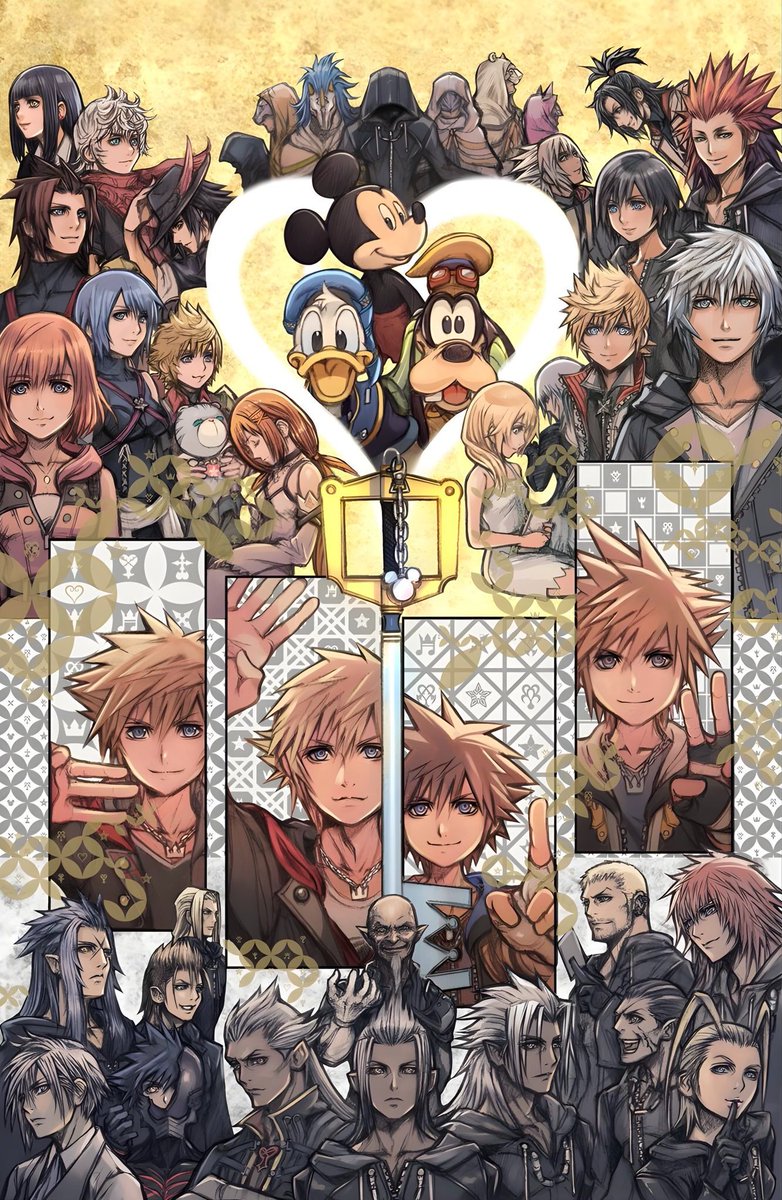 Official art | Kingdom Hearts 20th Anniversary

Artist: Tetsuya Nomura