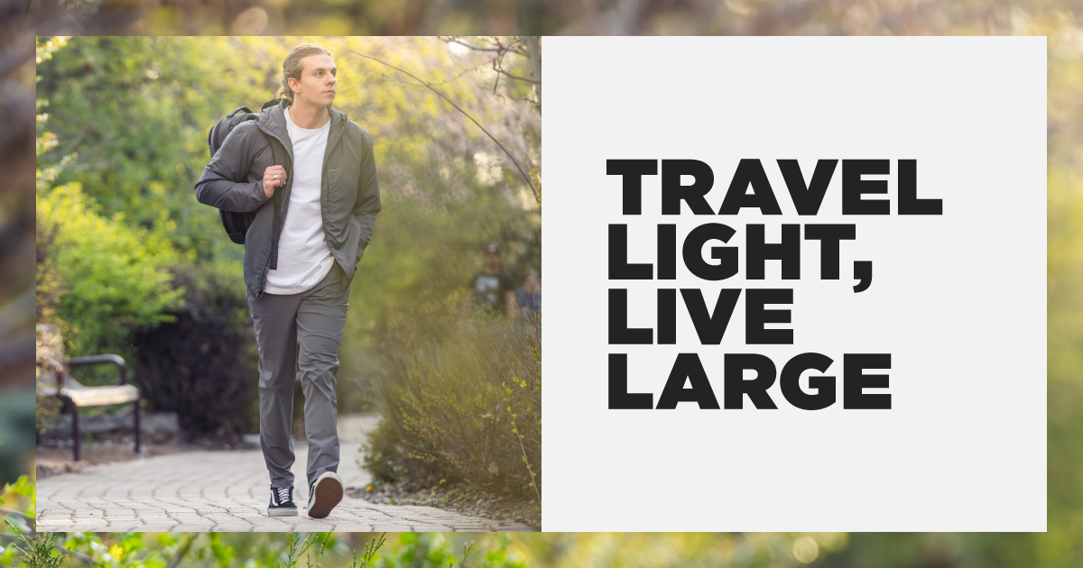 Travel light, live large with The Outset Collection. Redefine travel wear with premium fabrics, wrinkle resistance, and eco-friendly coatings that repel liquids and stains. Stay stylish and confident on the go! #lifeonthemove Explore the collection: bit.ly/3G0BBVE