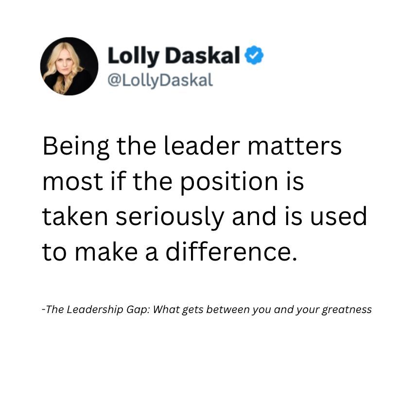 Lolly Daskal (@lollydaskal) on Twitter photo 