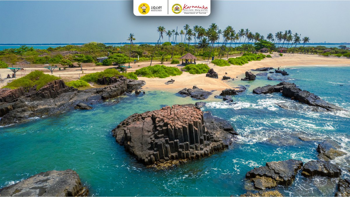 📍St Mary’s Island, Udupi, Karnataka. St. Mary’s Islands, also known as Coconut Island and Thonsepar, are a set of four small islands in the Arabian Sea off the coast of Malpe in Udupi, Karnataka, India. #udupi #stmarysisland #malpe #udupitourism #karnataka