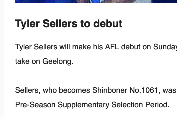 I misread this as 'Tyre Sellers' and I thought North was getting Bob Jane T-Marts on board as a sponsor.