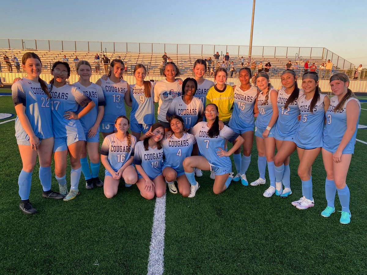 8th Girls Soccer starting off the year with a shutout!! Won 3-0!! @cscougarsports