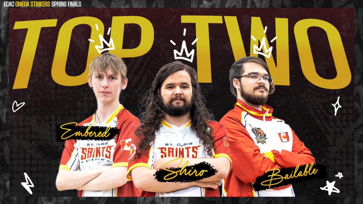 St. Clair Saints (@saintsgamingca) on Twitter photo After a strong season, we finish 2nd in the Omega Strikers ECAC Spring Finals 🫡
#SaintsOmega After a strong season, we finish 2nd in the Omega Strikers ECAC Spring Finals 🫡
#SaintsOmega