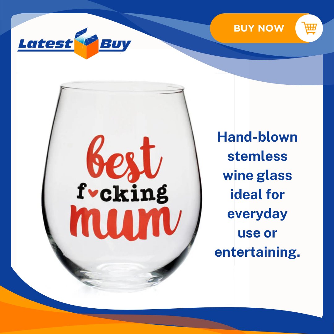 🍷 Elevate your drinking game and grab yours today! Limited stock, so don't miss out! latestbuy.com.au/products/best-…

#BestFckingGlass #WineTime #DrinkInStyle #CheersToThat #MothersDay #LatestBuy #GiftIdeas