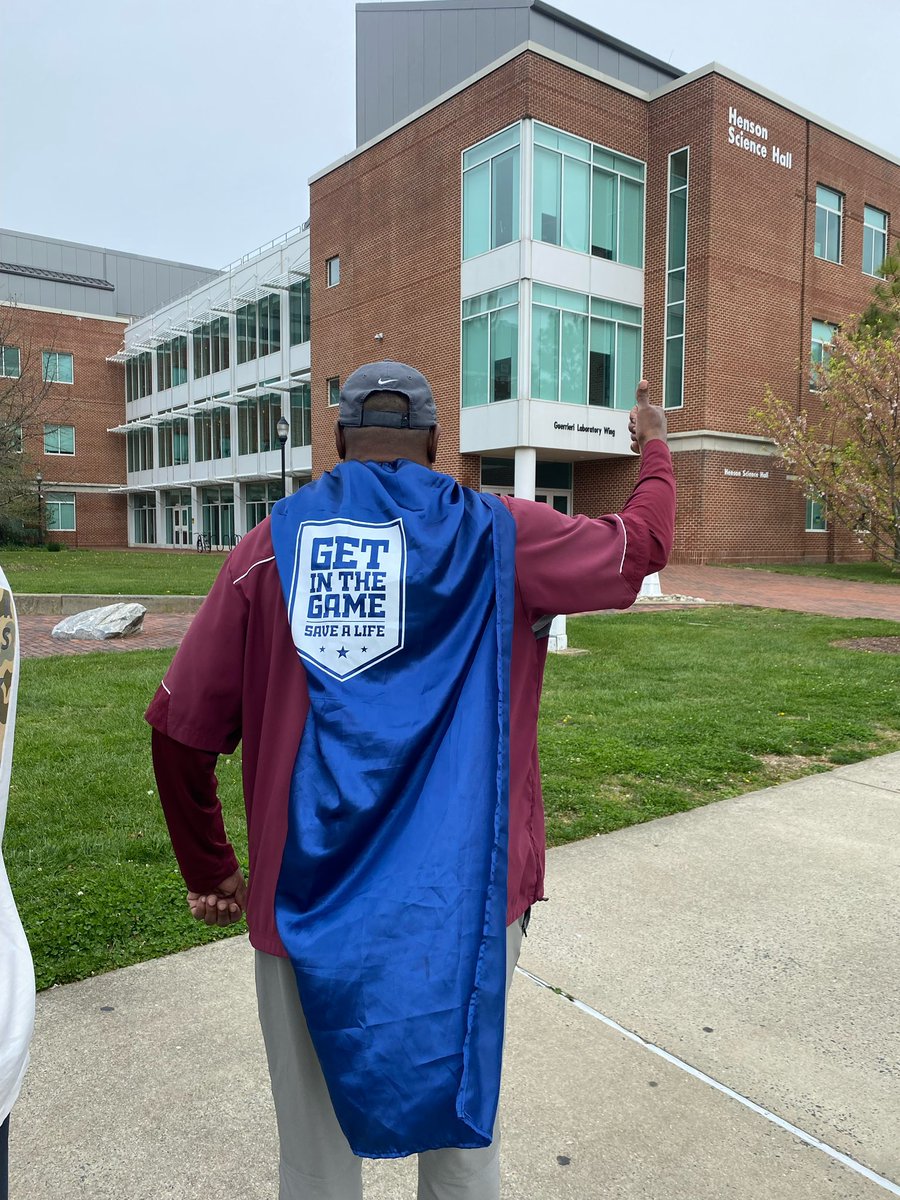 Today our team partnered with <a href="/nmdp_org/">NMDP</a> to help educate our campus community about the benefits of donating blood and bone marrow to help save lives. Coach Wood even got in on the action today! Check out their page to help join an incredible cause. #goldpride #su #getinthegame
