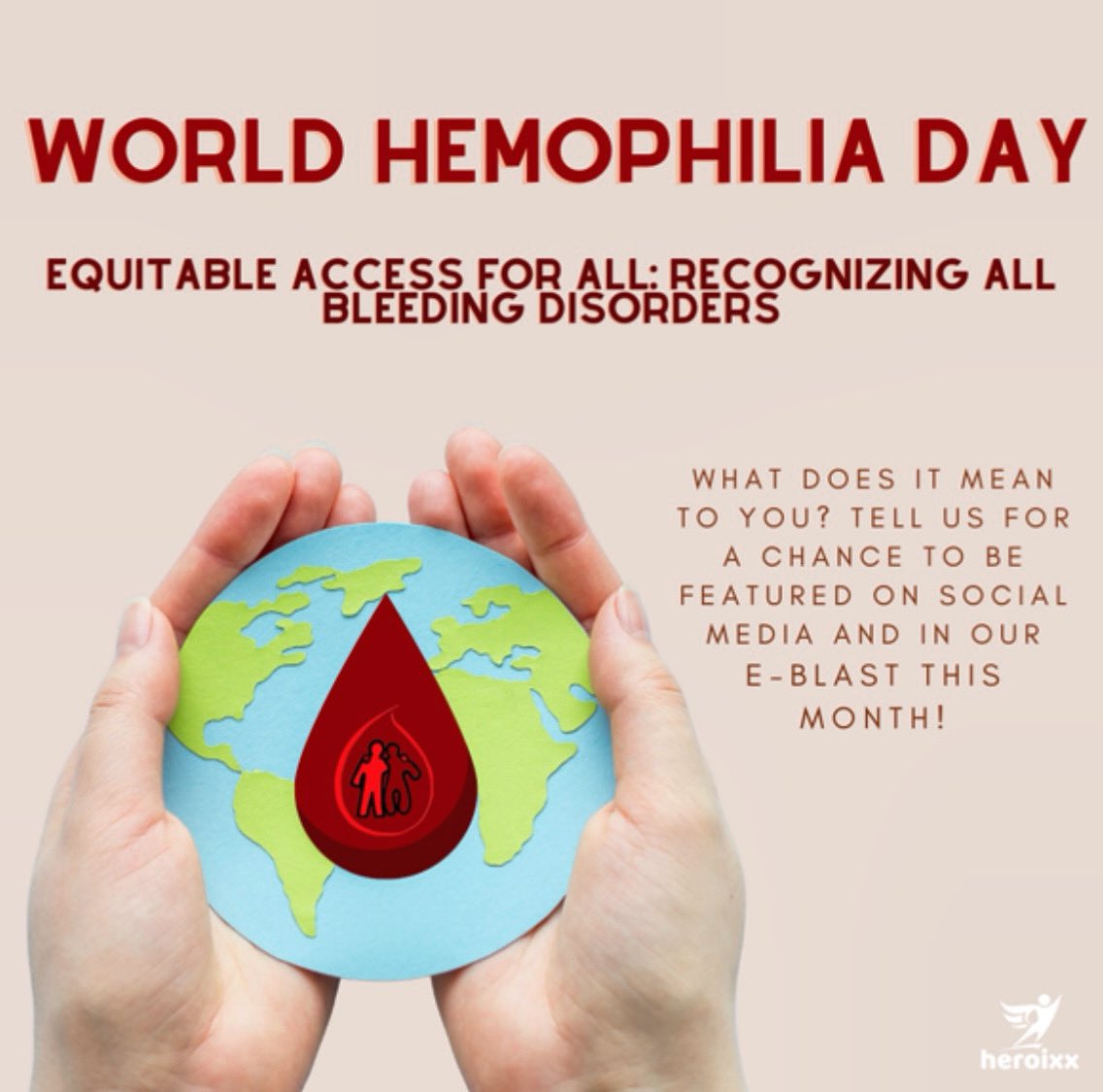 Hemophilia Ontario (@hemoontario) on Twitter photo Please send your submissions to Sarah Levy at slevy@hemophilia.on.ca throughout the month of April for a chance to be featured. Tag us here and on Instagram April 17th to show us how you’re celebrating WHD2024 as well! 🩸❤️ Please send your submissions to Sarah Levy at slevy@hemophilia.on.ca throughout the month of April for a chance to be featured. Tag us here and on Instagram April 17th to show us how you’re celebrating WHD2024 as well! 🩸❤️