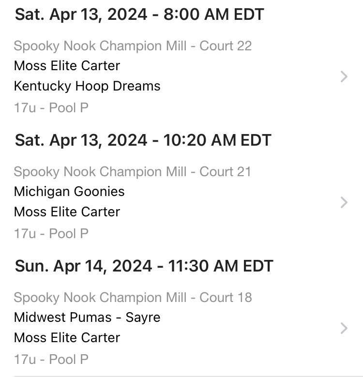 Moss Elite (Carter) 2027 (@mosselitecarter) on Twitter photo Coaches come check out our 17U E40 squad this weekend at the <a href="/madehoops/">MADE Hoops</a> Midwest Mania!!
#1 6’2 G <a href="/cblackburn_3/">Carson Blackburn</a>
#3 6’1 PG <a href="/_Jabari_3/">Jabari Covington</a>
#10 6’2 PG <a href="/robinsonbrad13/">Bradley Robinson</a>
#12 6’4 SG <a href="/jonah_brinker/">Jonah_Brinker</a>
#15 6’6 W <a href="/Wyatt_Gravil/">Wyatt Gravil</a>
#21 6’7 F <a href="/bodestone_/">bode stone</a>
#24 6’6 G/W <a href="/landonw87991630/">landon warner</a>
#30 6’1 SG Coaches come check out our 17U E40 squad this weekend at the <a href="/madehoops/">MADE Hoops</a> Midwest Mania!!
#1 6’2 G <a href="/cblackburn_3/">Carson Blackburn</a>
#3 6’1 PG <a href="/_Jabari_3/">Jabari Covington</a>
#10 6’2 PG <a href="/robinsonbrad13/">Bradley Robinson</a>
#12 6’4 SG <a href="/jonah_brinker/">Jonah_Brinker</a>
#15 6’6 W <a href="/Wyatt_Gravil/">Wyatt Gravil</a>
#21 6’7 F <a href="/bodestone_/">bode stone</a>
#24 6’6 G/W <a href="/landonw87991630/">landon warner</a>
#30 6’1 SG
