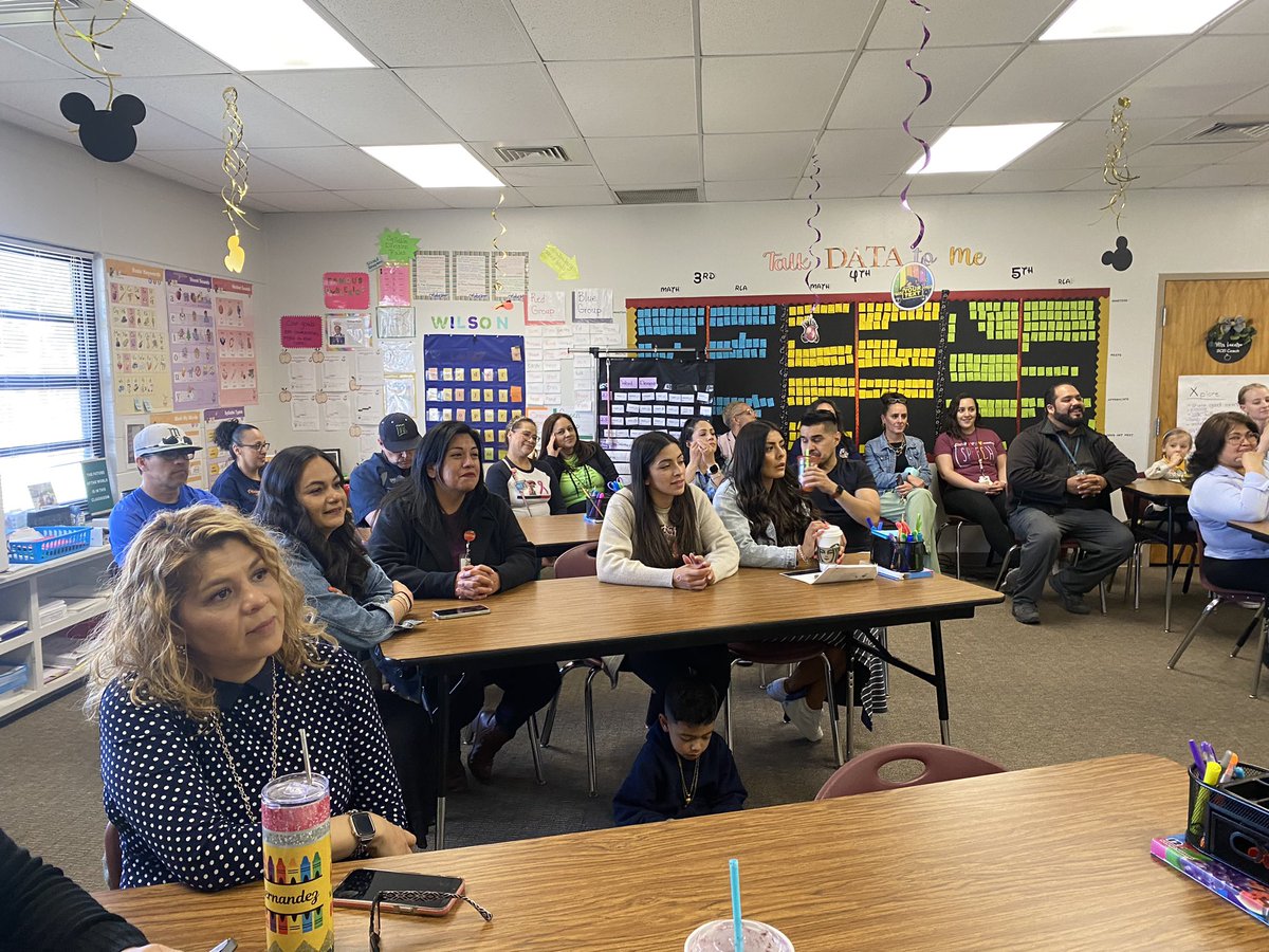 Thank you Acting Superintendent Vasquez for visiting our Crusader staff today to reassure them and answer any questions they had. #TeamSISD #TheMagicIsInUs #Excellence