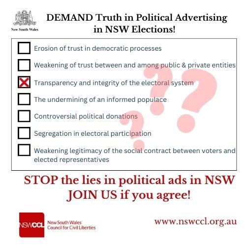 Today we appear before the NSW Electoral Matters Committee to advocate for truth in political advertising reform for NSW. It’s legal to lie to voters and we don’t think that’s ok #democracy #TruthMatters 🗳️ @OurDemocracyAU @humanrightsHRLC