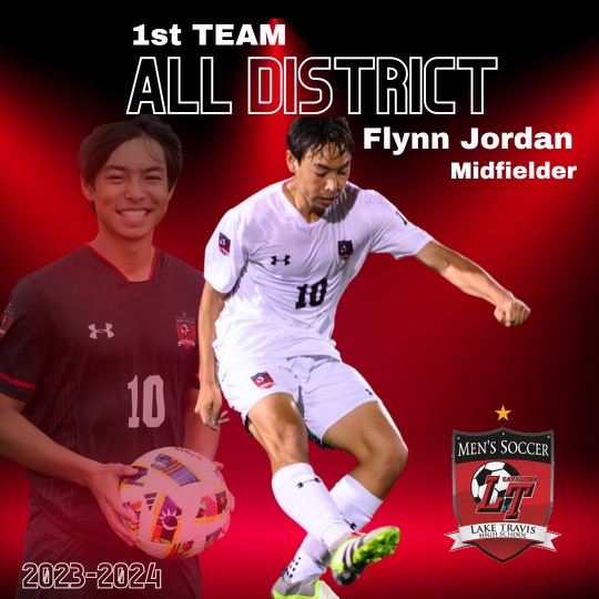 District 26-6A honors are out! Big time shout out to our captain senior Flynn Jordan on making All District First Team. Go Cavs!