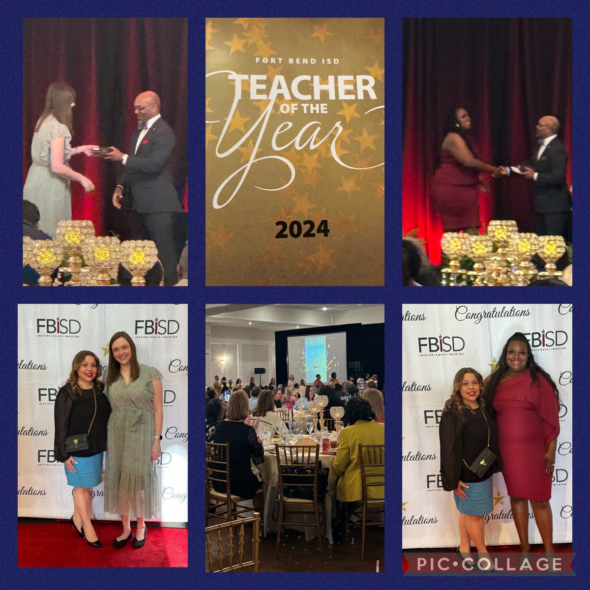 BJE_Wolverines's tweet photo. What a beautiful evening celebrating not one, but two of our amazing teachers! Congratulations to BJE’s Teacher of the Year Ms. Foster and one of FBISD’s Rookie Teachers of the Year Ms. Griffin! We are so proud of them💙 @FortBendISD @BJEPrincipal https://t.co/u62FpfGZrw