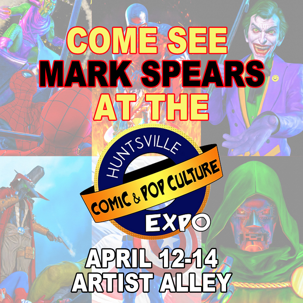 I will have some exclusive limited prints, Signature Series CGC comics, exclusive covers, First come first serve! I will be in Artist Alley this year so look for the big Superman! @hsvexpo #hsvexpo #hsvexpo2024
