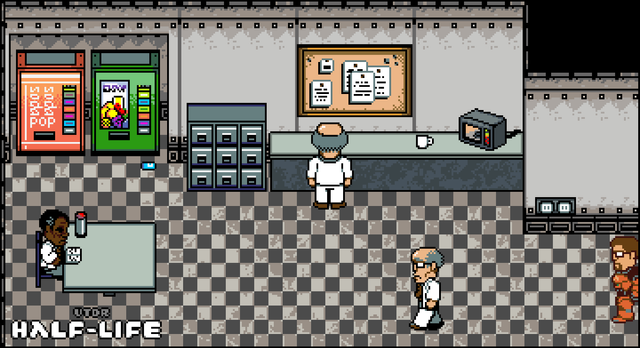 Making more content for my project UTDR Half-Life (a fangame) i decided to sprite the break room from Anomalous Materials to test out the process of ... By ZalcuzidK in Half-Life / Fan art community.lambdageneration.com/half-life/post… #halflife #fanart