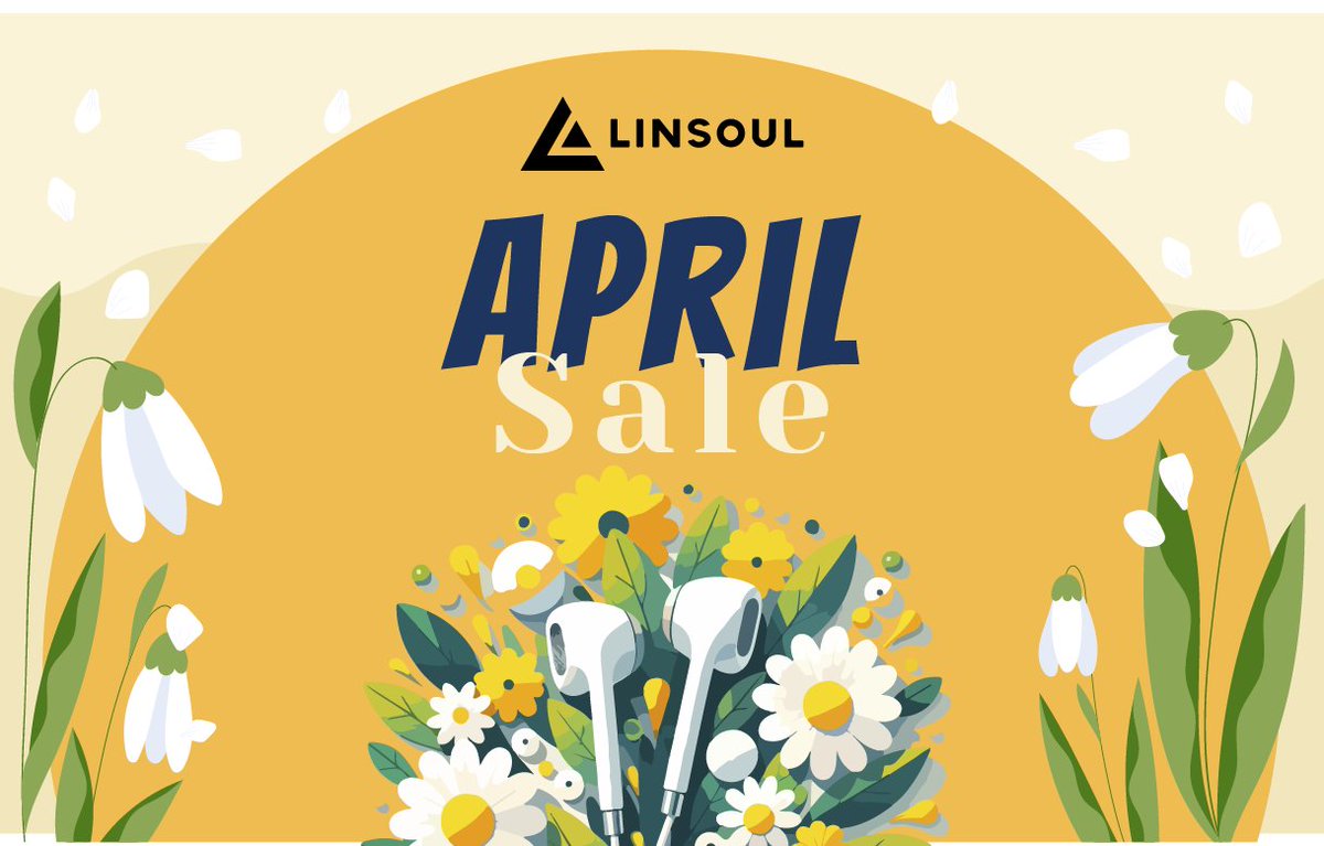 #Linsoul's Mini April Sale 2024 has started! 🌈 Sale period: 15 - 20 April 2024 (GMT+8) linsoul.com #hifi #iems #tech #shoppingtime #shopping #Deals #headphones #discount #happy #audiophile