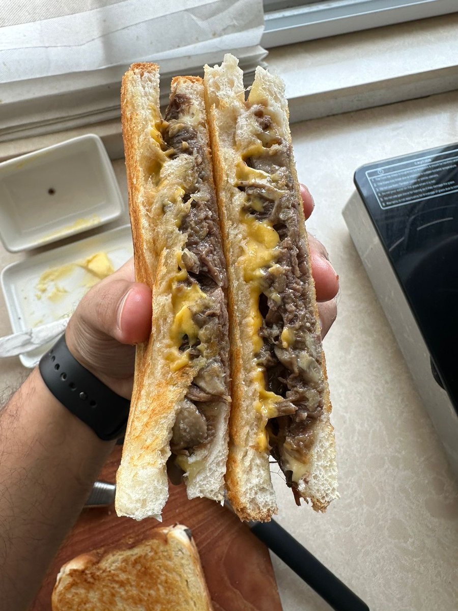 Another fun thing I did yesterday was a sandwich drop. Sold these epic pulled beef and mushroom grilled cheese sandwiches. I had 9 available and sold out in like 20 minutes.