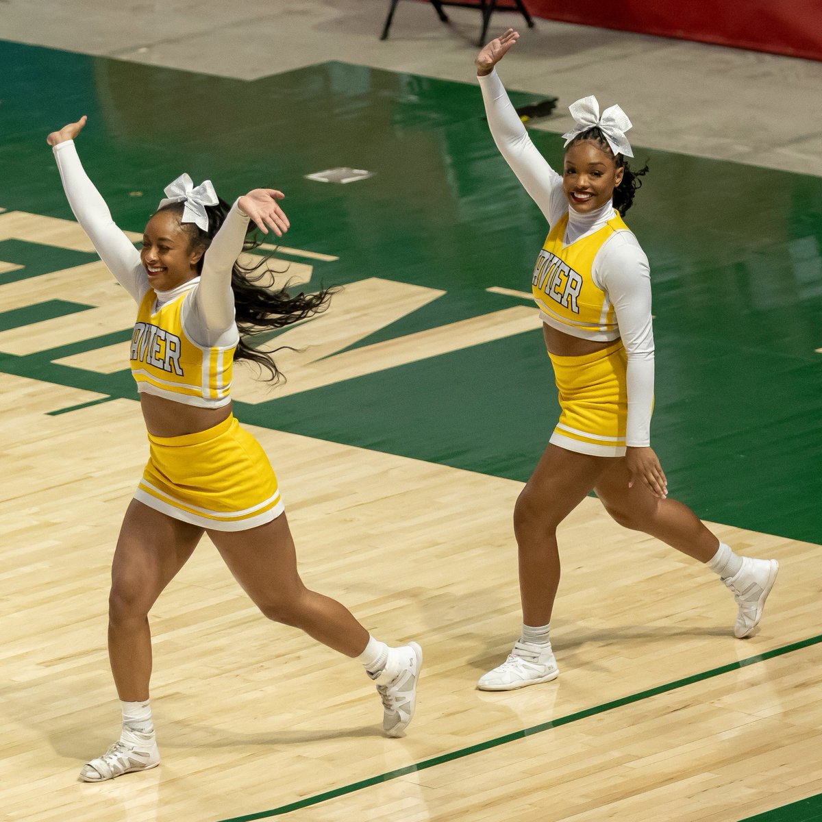 Weather forced postponement of competitive cheer's Thursday preliminary-round performance at NCA nationals in Daytona Beach, Fla. The performance was rescheduled for 5:36 p.m. EDT Friday.
#TeamGold #HailAllHailXU #NAIACheer #HBCU #XULA