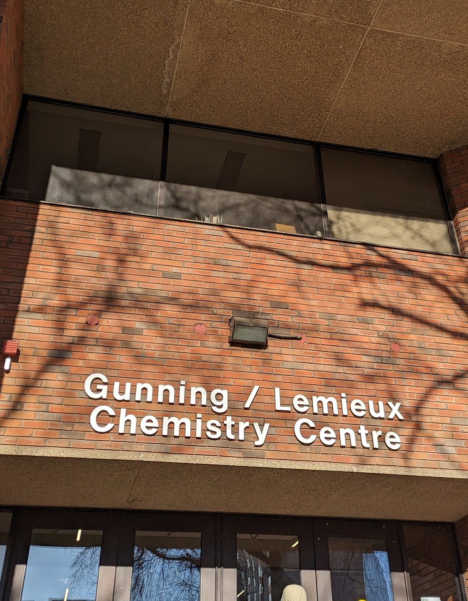After continuing to discover for myself the omnipresence of anomeric interactions in chemistry, it was a real treat to visit the Lemieux Chemistry Center at UAlberta! Many thanks to @TykwinskiGroup for hosting me! pubs.rsc.org/en/content/art…
