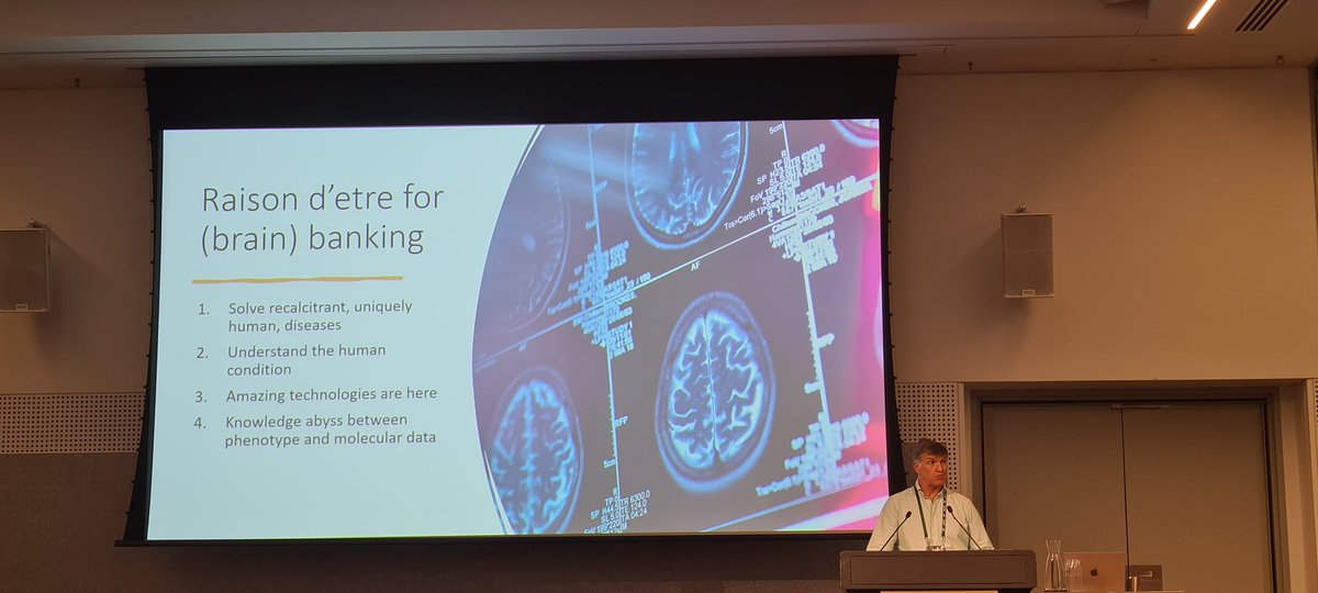 Education and training workshop at #ISBER2024 on international virtual brain biobanking by @brainomiac @CPC_usyd 
Brain #biobanking is needed to bridge the knowledge abyss between molecular data and phenotypes