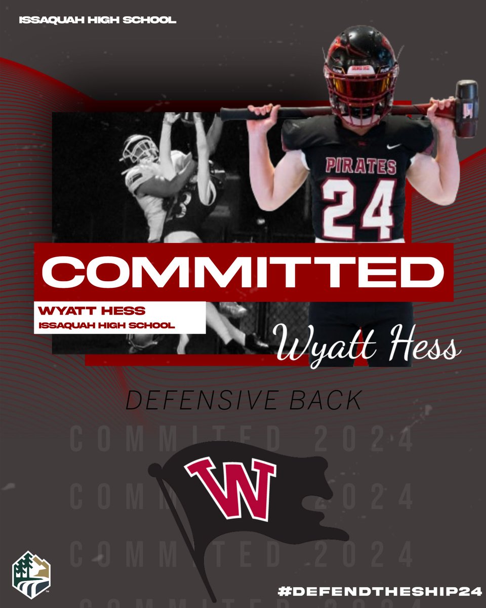 Extremely excited to announce my commitment to @WhitworthFB ! I want to thank my family and coaches for supporting me along the way! @coachsandberg @CoachJoshuazb @issaquahfb @Reese_Thomas11 @CoachJuss @CoachAhrens