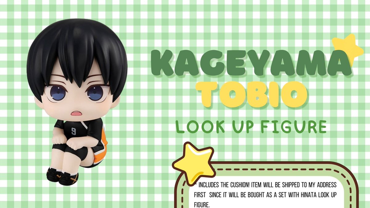 raebunnies's tweet image. ⋆ ˚｡⋆୨ ʚ 🥝 giveaway ɞ ୧⋆ ˚｡⋆

.ᐟ  Kageyama Look Up Figure

୨୧ check ALT for instructions and more info !
୨୧ ends on May 18 , 9 pm
୨୧ sf paid by winner !
୨୧ ph only !!

thank you for joining and goodluck .ᐟ