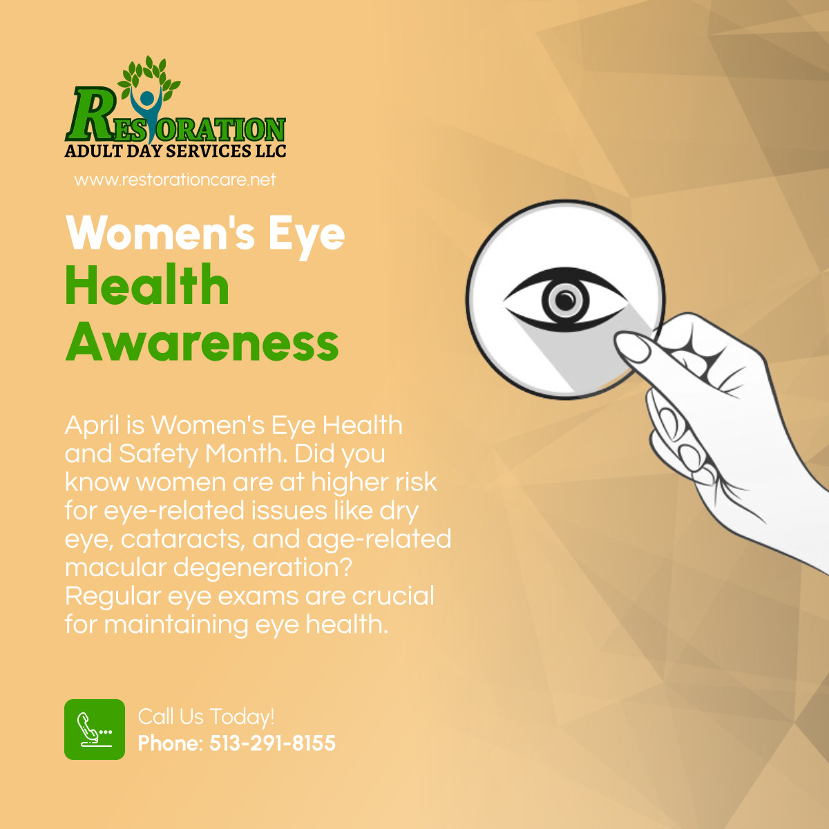 Ladies, prioritize your eye health this month and every month! Schedule a comprehensive eye exam to detect any issues early and preserve your vision for years to come.

#WomensEyeHealth #EyeHealthAwareness #VisionCare #ProtectYourEyes #EyeExams